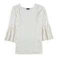 thumbnail image 1 of Alfani Womens Bell Sleeve Pullover Sweater, White, X-Large, 1 of 1