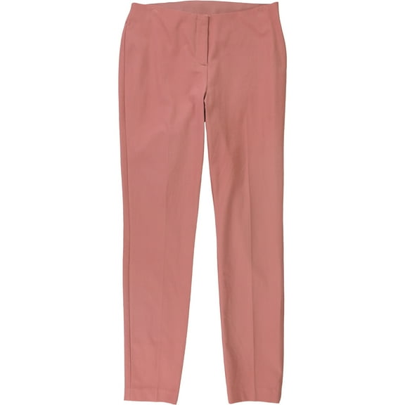 Alfani Womens Bi-Stretch Casual Trouser Pants, Pink, 4