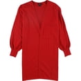 thumbnail image 1 of Alfani Womens Bishop Sleeve Cardigan Sweater, Red, Small, 1 of 1