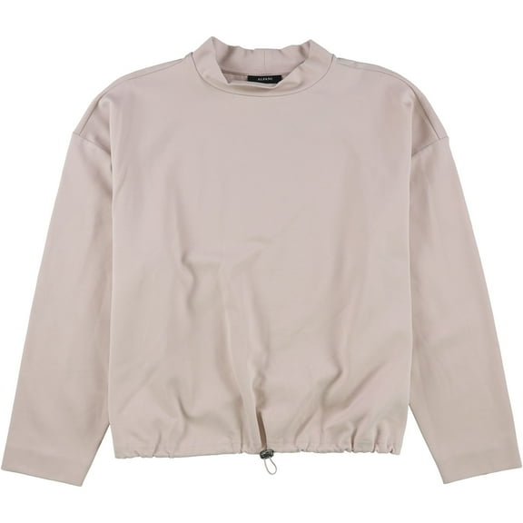 Alfani Womens Bungee-Hem Pullover Blouse, Pink, X-Large