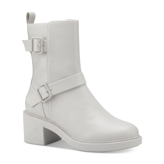 Alfani Womens Chantal Faux Leather Ankle Booties