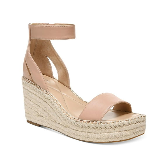 Alfani Womens Cohjo Faux Leather Padded Insole Wedge Sandals