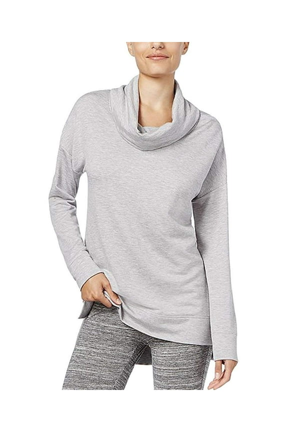 Womens Cowl-Neck Sleep Tunic Top (Grey Heather XXX-Large)