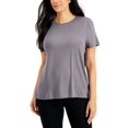 thumbnail image 1 of Alfani Womens Crewneck T-Shirt Armor M, 1 of 1