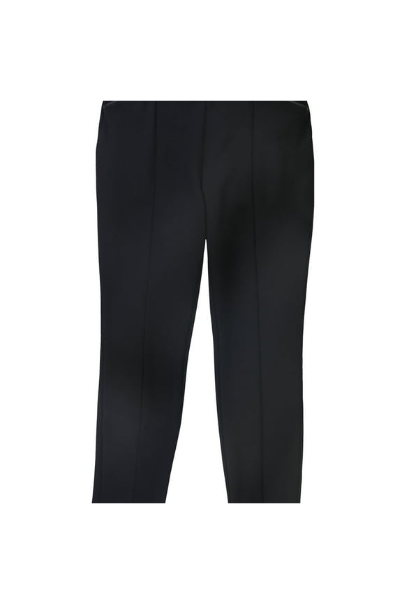 Womens Black Knit Skinny Pants 4