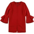 thumbnail image 1 of Alfani Womens Flared-Sleeve Jacket, Red, Medium, 1 of 1