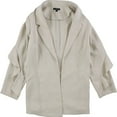 thumbnail image 1 of Alfani Womens Flounce Jacket, Beige, Medium, 1 of 2