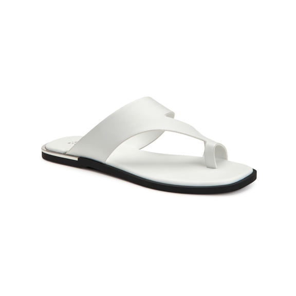 Alfani Womens Freddee Leather Open Toe Flats