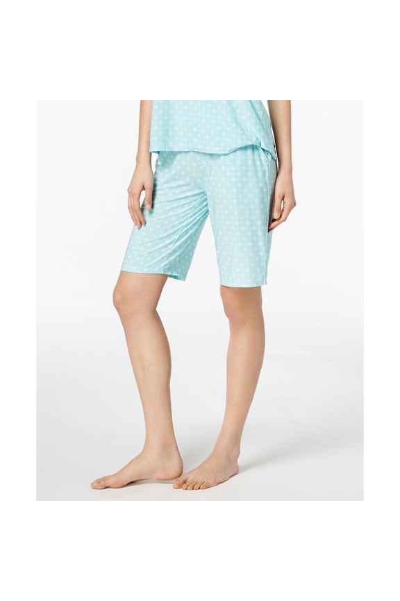 Womens Geometric Print Bermuda Shorts Size 3XL