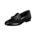 thumbnail image 1 of Alfani Womens Goldii Leather Slip On Loafers Black 7 Medium (B,M), 1 of 6