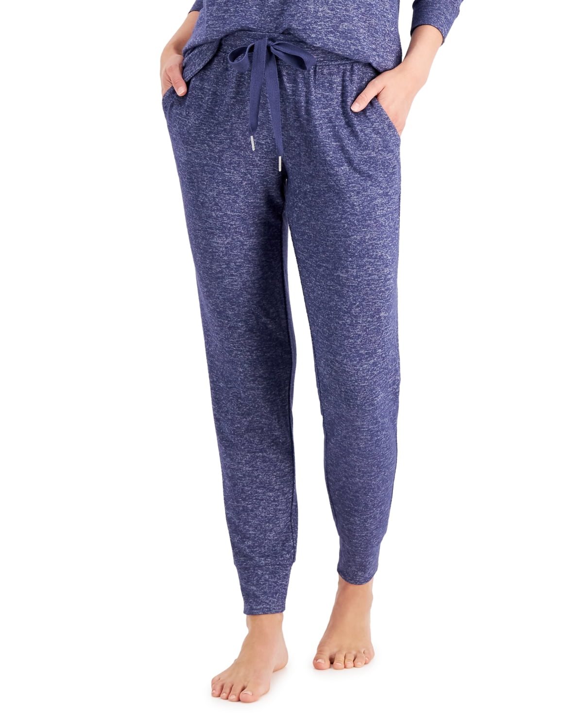 Alfani Womens Hacci Jogger Pajama Pants,Night Shadow,Large - Walmart.com