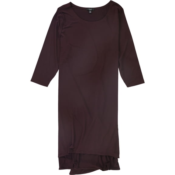 Alfani Womens Handkerchief-Hem Shift Dress, Purple, XX-Large