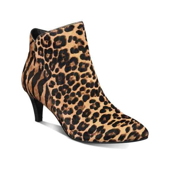 Alfani Womens Harpper Booties Pointed Toe Ankle Boots Brown 7.5 Medium (B,M)