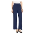thumbnail image 1 of Alfani Womens High Rise Stretch Straight Leg Pants Navy XL, 1 of 2