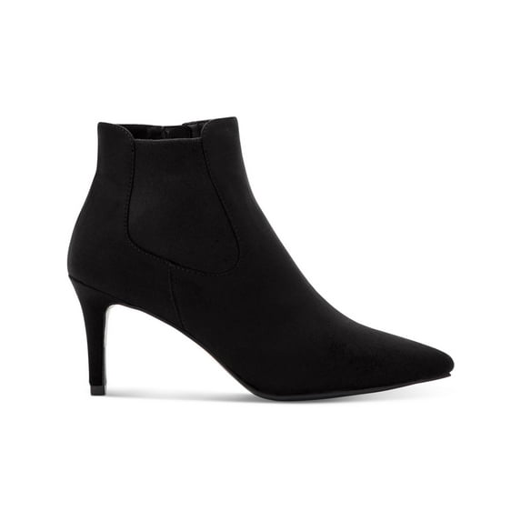 Alfani Womens Jacklynne Leather Pointed Toe Booties