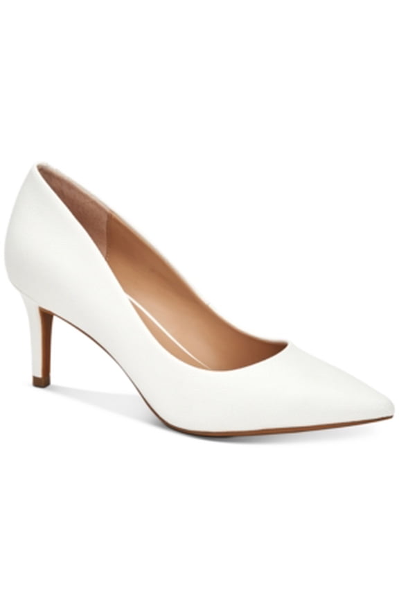 Womens Jeules Pumps White Lizard Smooth 10M