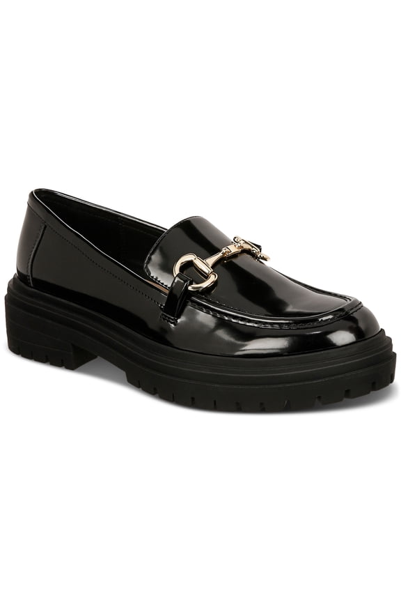 Womens Jimena Loafers Black Box Smooth 8.5M