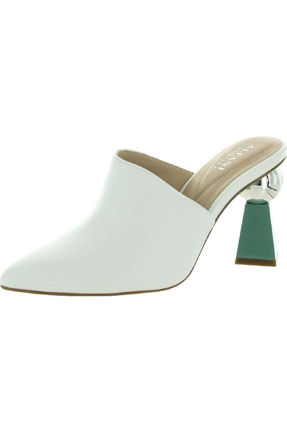 Womens Junnee Leather Pointed Toe Mules
