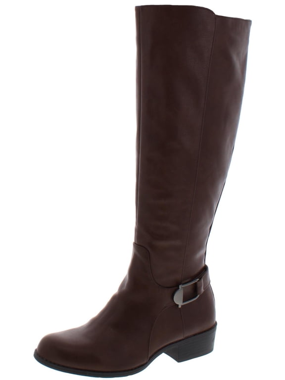 Womens Kallumm Faux Leather Tall Knee-High Boots