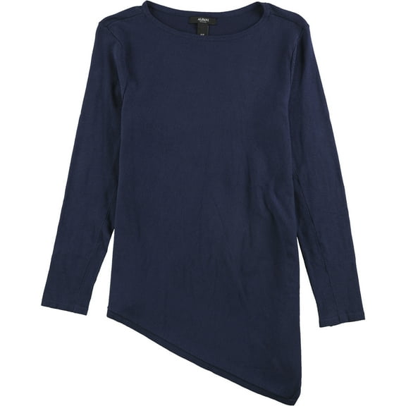 Alfani Womens Knit Pullover Sweater, Blue, PXS