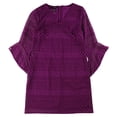 thumbnail image 1 of Alfani Womens Lace Shift Dress, Purple, 12, 1 of 2