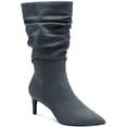 thumbnail image 1 of Alfani Womens Lissa Faux Suede Slouchy Booties, 1 of 4