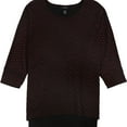 thumbnail image 1 of Alfani Womens Metallic Dolman Blouse, Red, Small, 1 of 1