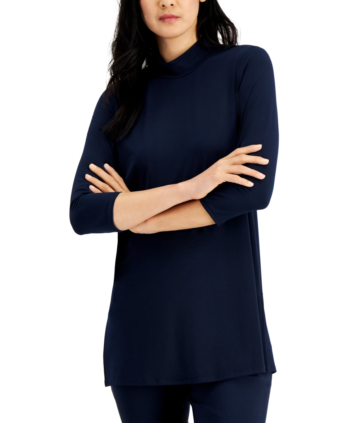 alfani mock neck top