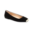 thumbnail image 1 of Alfani Womens Neptoon Faux Leather Square Toe Ballet Flats, 1 of 3