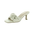 thumbnail image 1 of Alfani Womens Niah Faux Leather Open Toe Heels, 1 of 3
