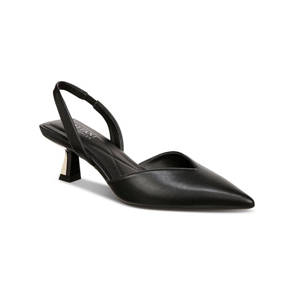 Alfani Womens Omari Faux Leather Slingback Pumps