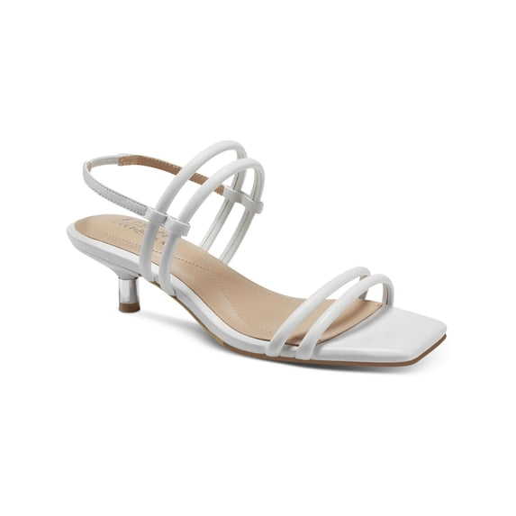 Alfani Womens PAULINAP Faux Leather Slingback Pumps
