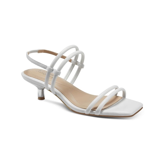 Alfani Womens PAULINAP Faux Leather Slingback Pumps
