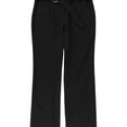 thumbnail image 1 of Alfani Womens Paper Bag Casual Trouser Pants, Black, 2, 1 of 2