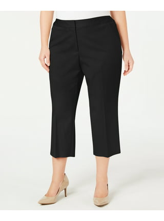 Alfani Plus Size Pull On Capri Pants (22, Grey) : : Fashion