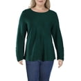 thumbnail image 1 of Alfani Womens Plus Ribbed Knit Embellished Tunic Sweater, 1 of 6
