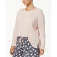 thumbnail image 1 of Alfani Womens Plus Size Scoop Neck Pajama Top Only,1-Piece, 1X, Soft Shell, 1 of 2