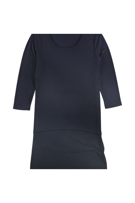 Womens Popover Sheath Dress, Blue, 6