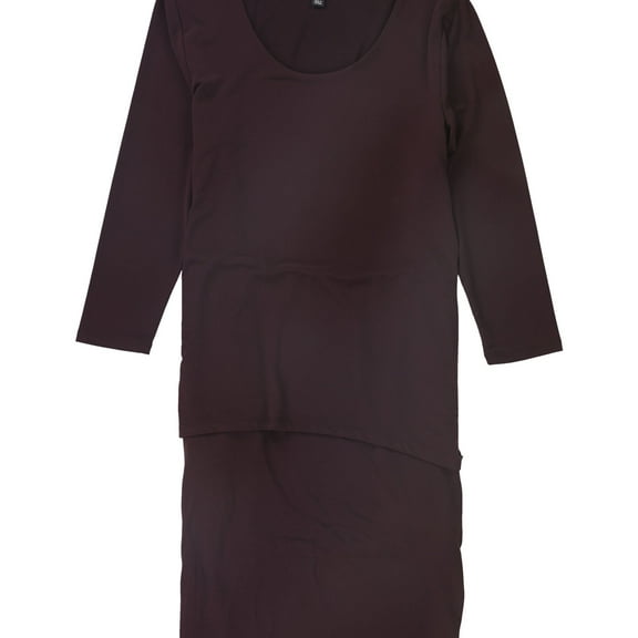 Alfani Womens Popover Sheath Dress, Red, 6