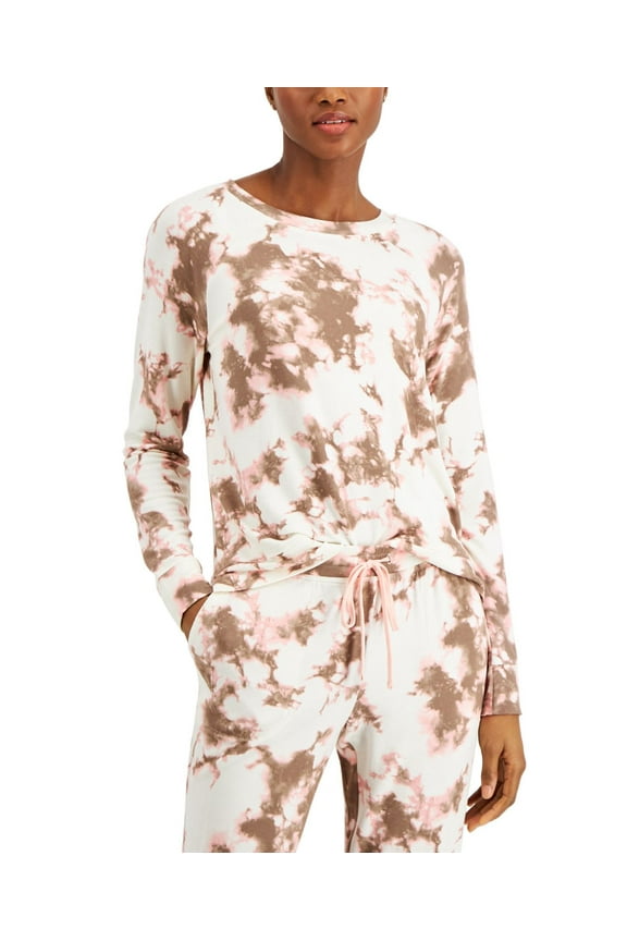 Printed Sleep Top Ntrl Tiedye Str XS