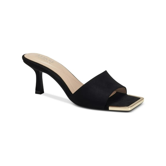 Alfani Womens Sarrah Slip On Square Toe Heels