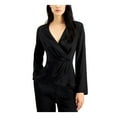 thumbnail image 1 of Alfani Womens Scales Pullover Blouse, Black, Medium, 1 of 4