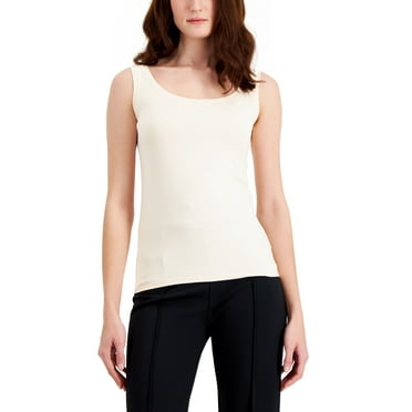 Alfani Womens Scoop Neck Basic Layering Tank Peony 2XL