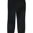 thumbnail image 1 of Alfani Womens Slit Front Casual Trouser Pants, Black, 2, 1 of 2