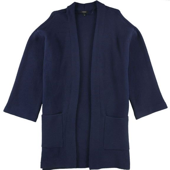 Alfani Womens Solid Cardigan Sweater, Blue, XX-Large