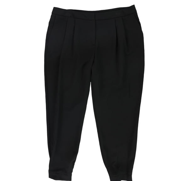 Alfani Womens Solid Casual Jogger Pants, Black, 14