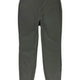 thumbnail image 1 of Alfani Womens Solid Chevron Casual Trouser Pants, Green, 8, 1 of 2