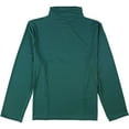 thumbnail image 1 of Alfani Womens Solid Funnel Neck Pullover Blouse, Green, Medium, 1 of 2