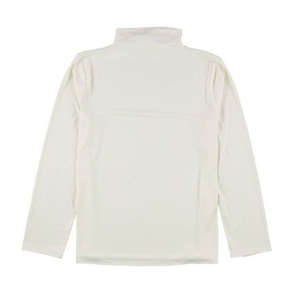 Alfani Womens Solid Funnel Neck Pullover Blouse, Off-White, Medium