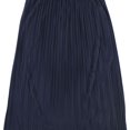 thumbnail image 1 of Alfani Womens Solid Midi Pleated Dress, Blue, X-Large, 1 of 2